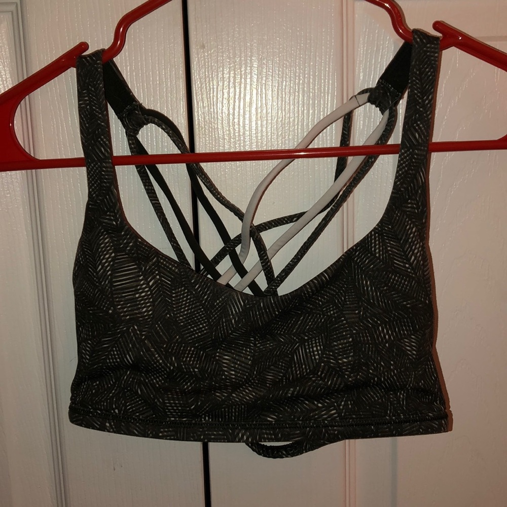 Lululemon strappy sports bra